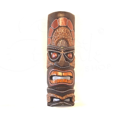 Maschera in legno totem nepalese