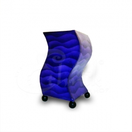 Lampada blue waves forma onda - altezza 20cm