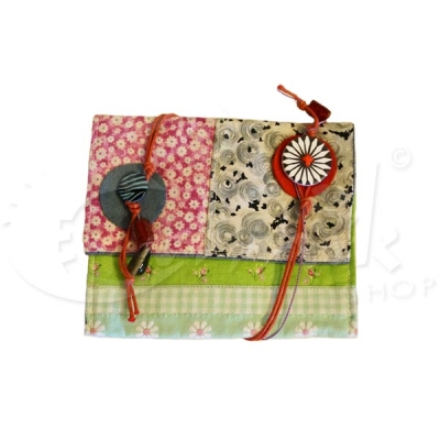 Porta tabacco bustina trousse pochette fatta a mano Daisy