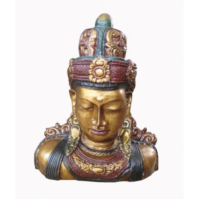Statua busto di Shiva - altezza 30cm - pezzo unico!