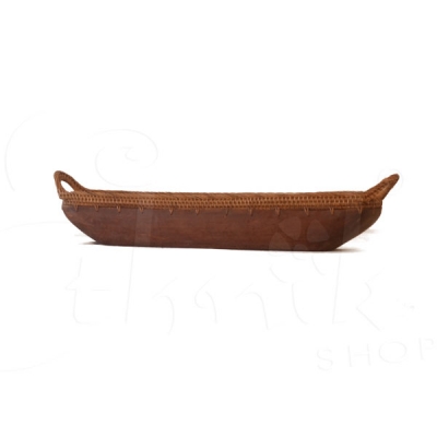 Svuota tasche in legno e corda - medio - 67cm